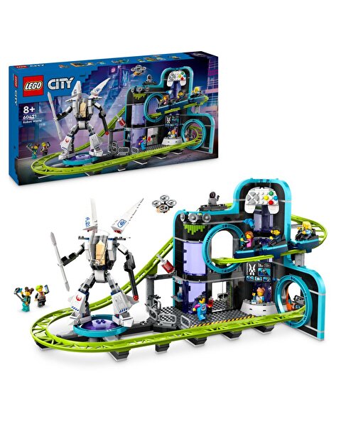 LEGO City Robot Dünyası Hız Treni Parkı 60421