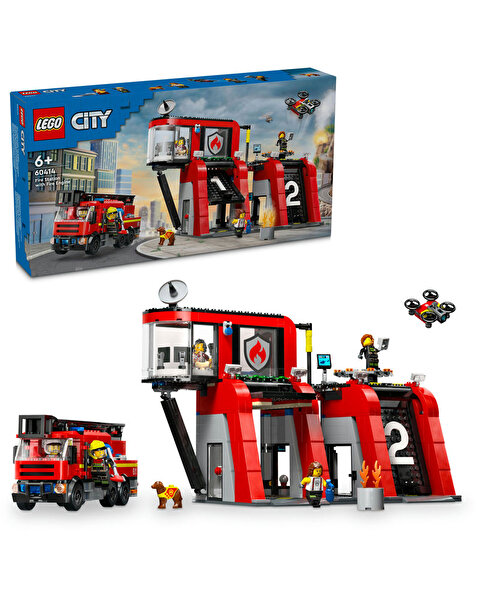 LEGO City İtfaiye Kamyonlu İtfaiye Merkezi 60414