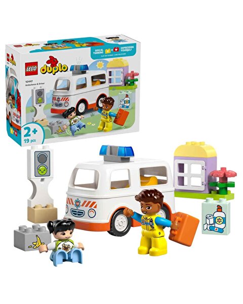 LEGO DUPLO Ambulans ve Sürücü 10447