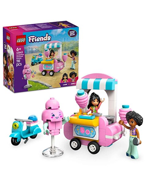 LEGO Friends Pamuk Şeker Standı ve Scooter 42643