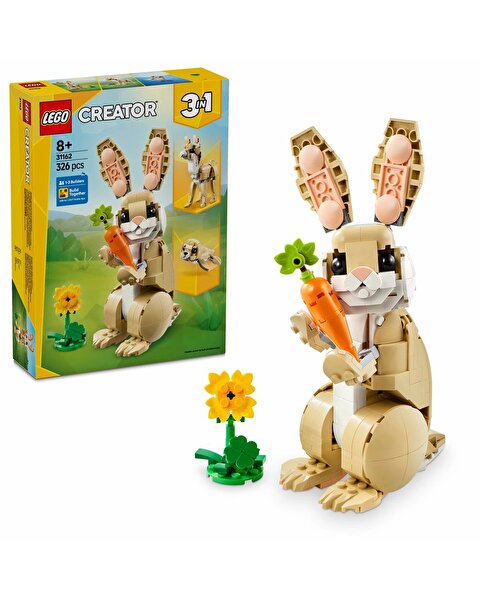 LEGO Creator 3'ü 1 Arada Arada Sevimli Tavşan 31162