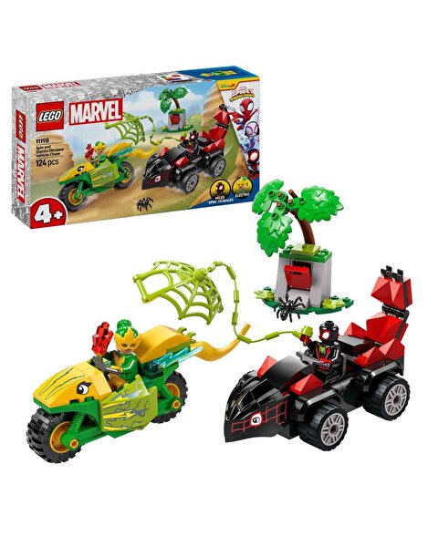 LEGO Marvel Spin ve Electro Dinozor Aracı Takibi 11198