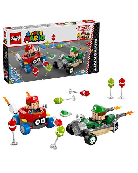 LEGO Super Mario: Mario Kart – Baby Mario ile Baby Luigi 72034