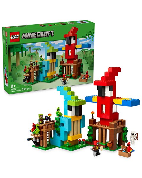 LEGO Minecraft Papağan Evleri 21282
