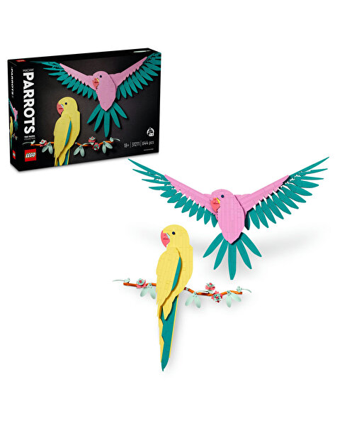 LEGO Art Fauna Koleksiyonu Macaw Papağanları 31211