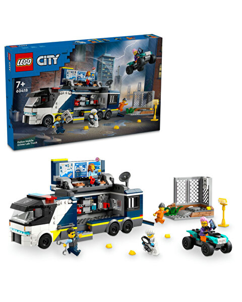 LEGO City Polis Mobil Suç Laboratuvarı Kamyonu 60418