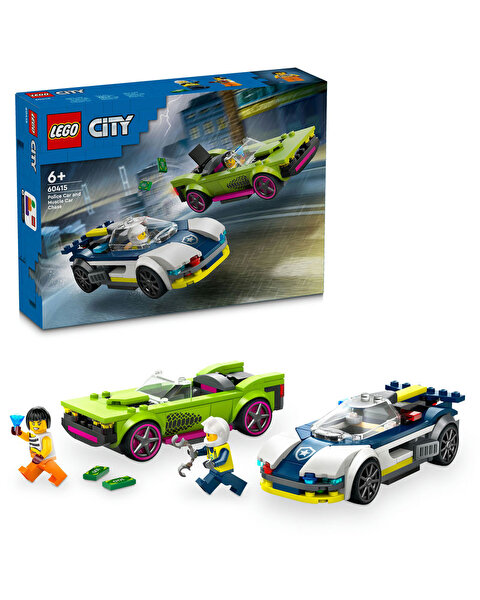LEGO City Polis Arabası ve Spor Araba Takibi 60415