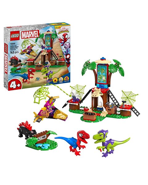 LEGO Marvel Ağaç Ev Karargahında Spidey ve Gobby'nin Raptor Savaşı 11200