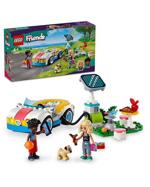 LEGO Friends Elektrikli Araba ve Şarj İstasyonu 42609