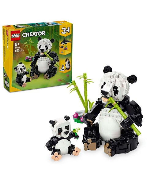 LEGO Creator 3'ü 1 Arada Vahşi Hayvanlar: Panda Ailesi 31165