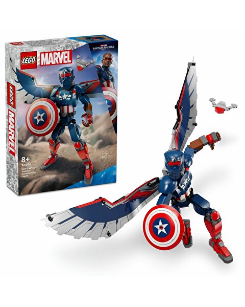 LEGO Marvel Yeni Kaptan Amerika Yapım Figürü 76296