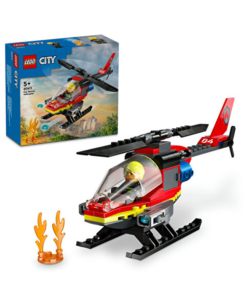 LEGO City İtfaiye Kurtarma Helikopteri 60411