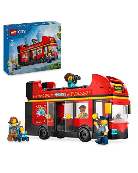 LEGO City Kırmızı İki Katlı Gezi Otobüsü 60407