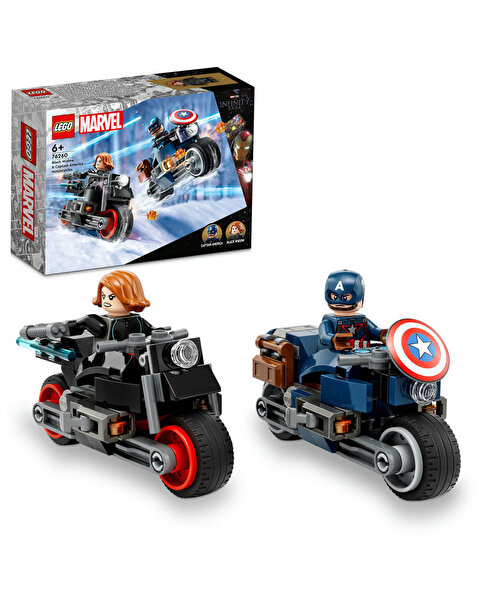 LEGO Marvel Black Widow ve Kaptan Amerika Motosikletleri 76260