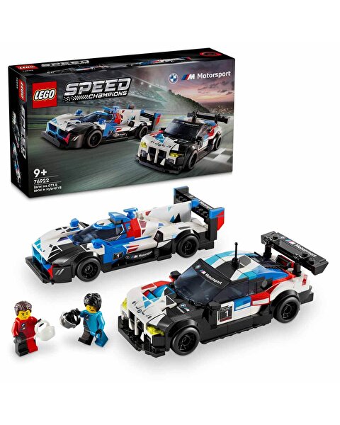 LEGO Speed Champions BMW M4 GT3 ve BMW M Hybrid V8 Yarış Arabaları 76922